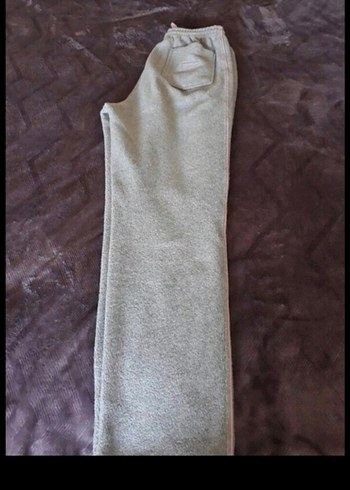 Gri Fermuarlı Sweatshirt ve Eşofman Takımı - Görsel 4