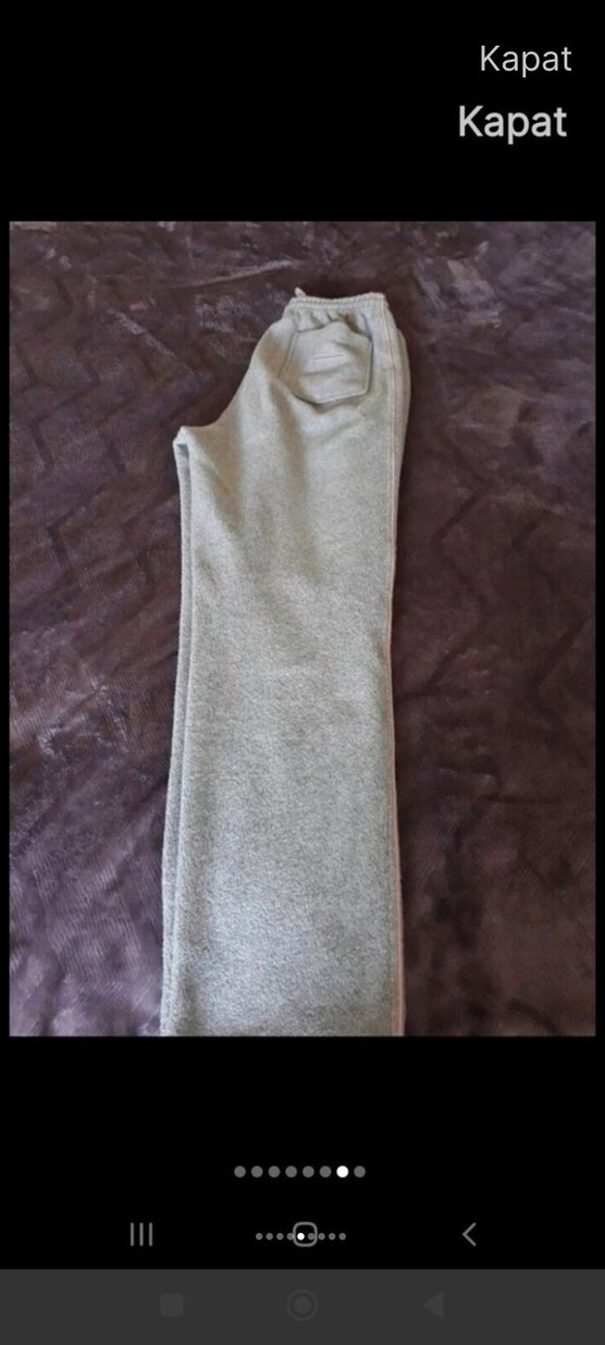 Gri Fermuarlı Sweatshirt ve Eşofman Takımı - Görsel 4