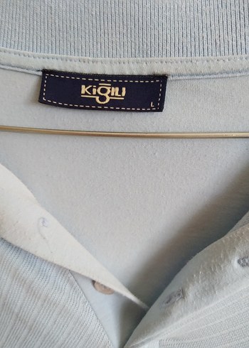 Acik mavi Düğmeli Erkek Polo Tişört - Görsel 4