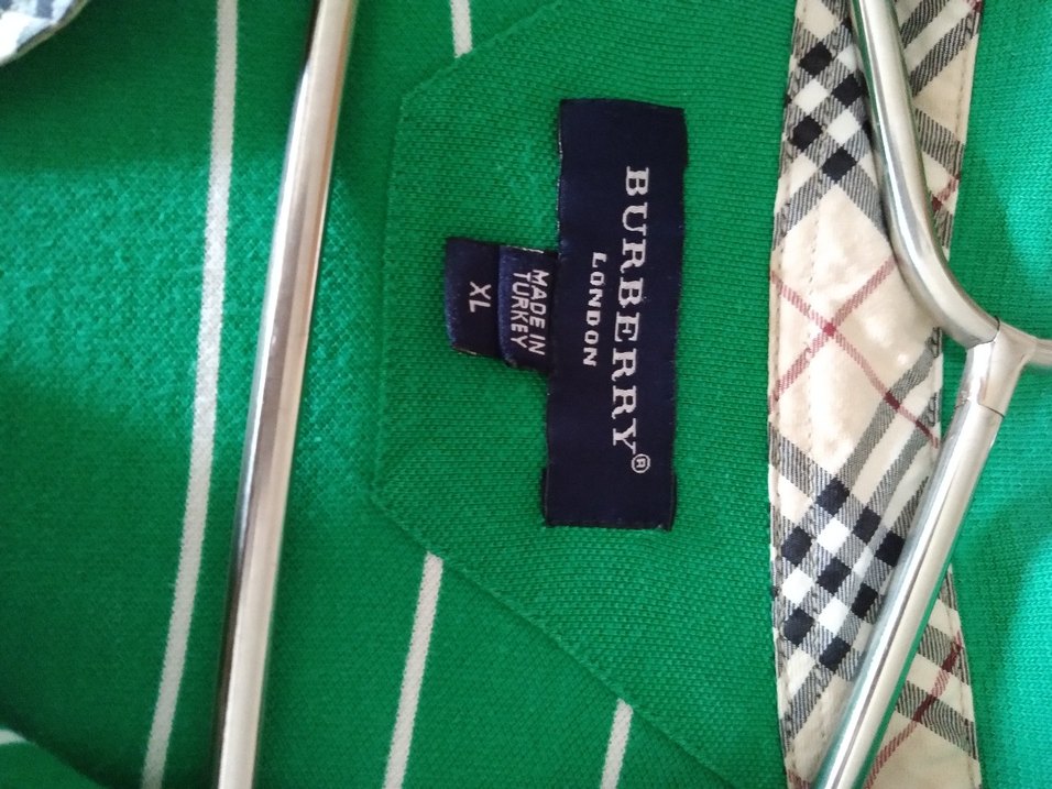 Yeşil Çizgili Kısa Kollu Polo Tişört - Görsel 3