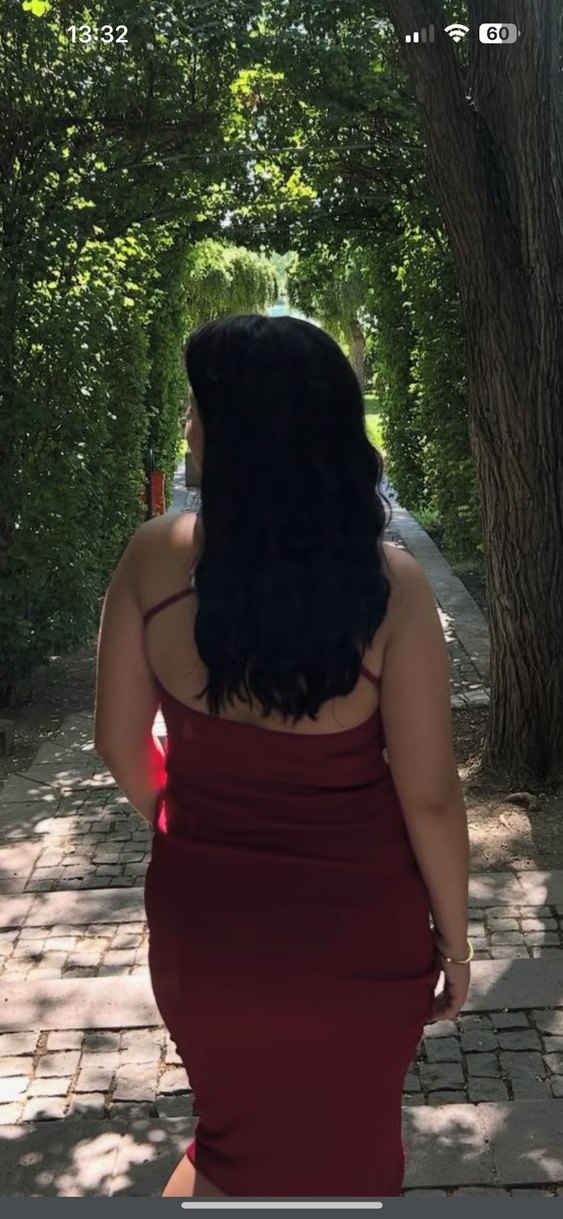 Bordo Parlak Yılan Desenli Kadın El Zinciri - Görsel 2