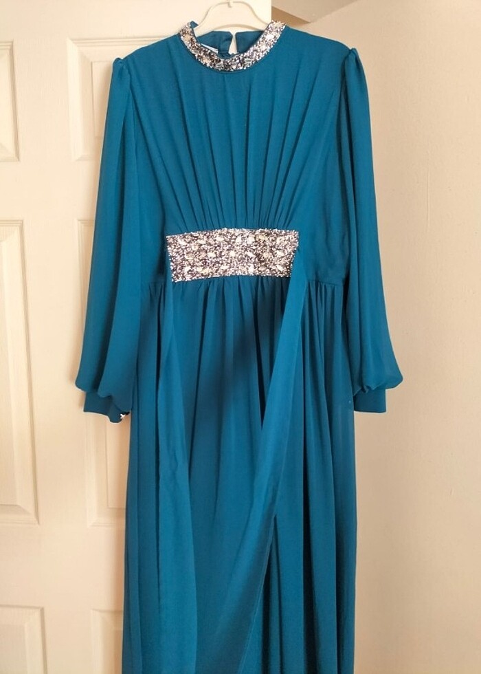 44 beden şık abiye - Görsel 2