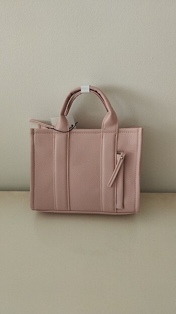 Stradivarius Pembe Mini Tote Çanta 
