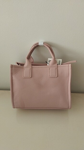 Stradivarius Stradivarius Pembe Mini Tote Çanta 