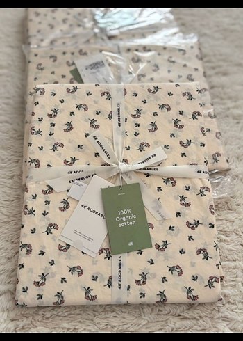 Beyaz Çiçek Desenli Nevresim Setidir - Görsel 5