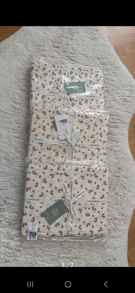 Beyaz Çiçek Desenli Nevresim Setidir - Görsel 4