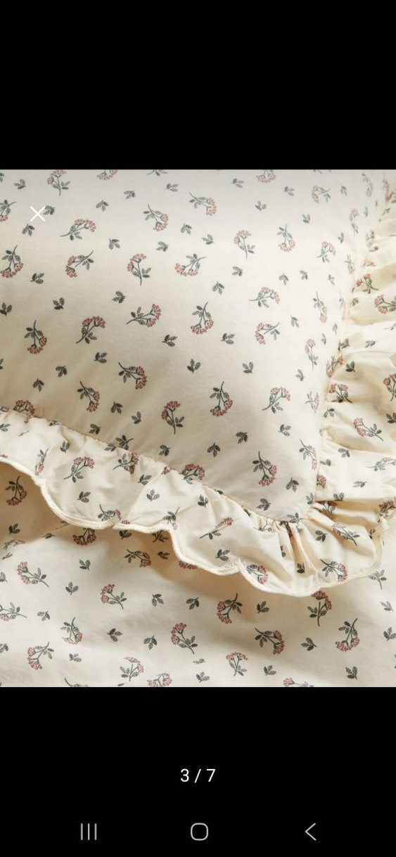 Beyaz Çiçek Desenli Nevresim Setidir - Görsel 3