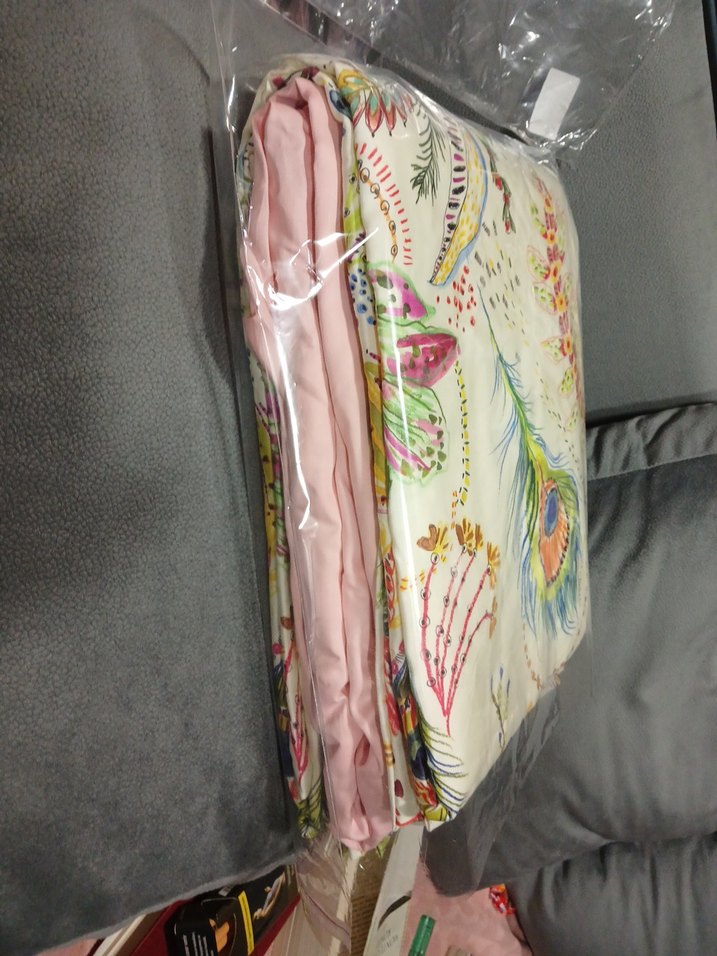 6 parça 4 yastıklı Hoby pamuk saten Nevresim Takımı.Çift kişilik - Görsel 5