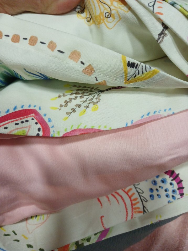 6 parça 4 yastıklı Hoby pamuk saten Nevresim Takımı.Çift kişilik - Görsel 2