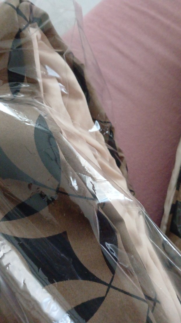 Kahverengi Desenli Nevresim Takımı. pamuk saten.4 yastıklı.İssim - Görsel 3