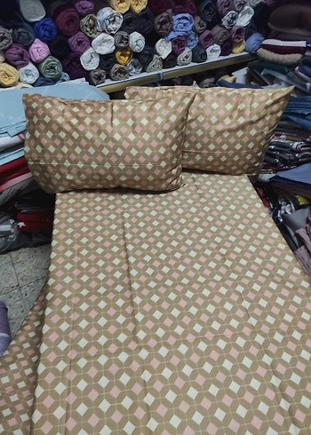 Tam pamuklu ihracat ürünü gri Çizgili Beyaz Nevresim Takımı - Görsel 8