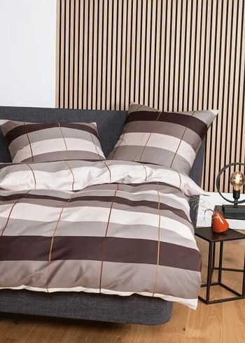 Gri Desenli Nevresim ve Yastık Kılıfı Takımı - Görsel 2