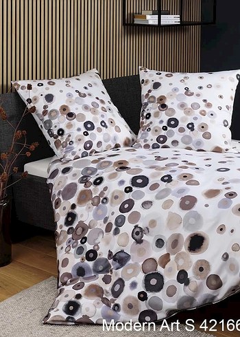 Gri Desenli Nevresim ve Yastık Kılıfı Takımı - Görsel 8