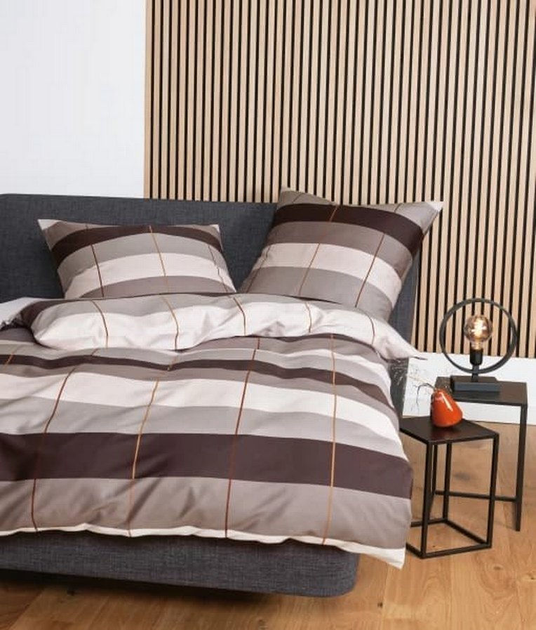 Gri Desenli Nevresim ve Yastık Kılıfı Takımı - Görsel 2