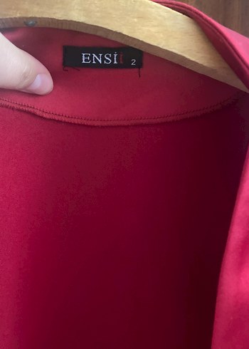 Kırmızı Saten Bolero - Görsel 2