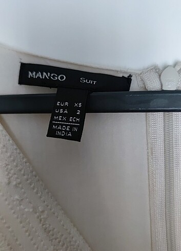 34 Beden Mango İşlemeli boho tarzı elbise