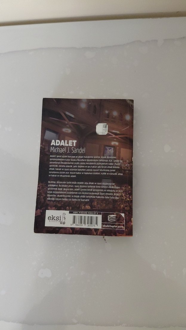 Adalet - Michael J. Sandel - Görsel 2