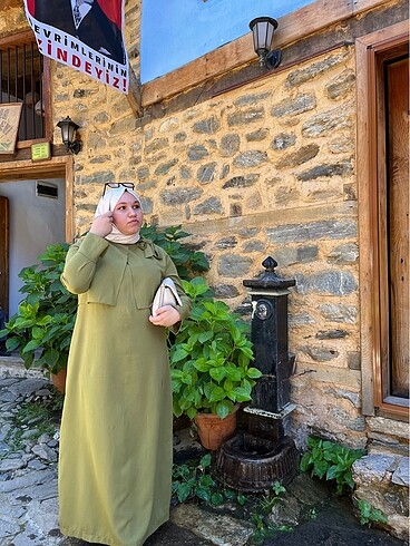 Zara Yeşil elbise