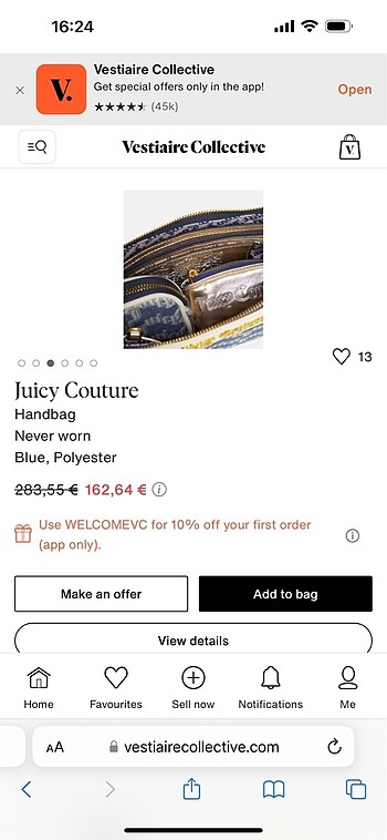 Juicy Couture Orijinal Juicy Couture Çanta