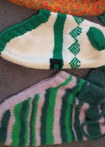 Renkli Bohem Örgü Köpek Kıyafetleri..TANE FIYATI - Görsel 7