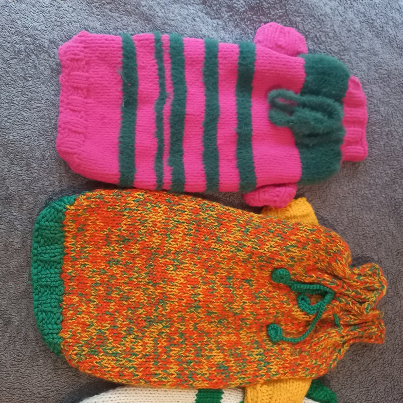 Renkli Bohem Örgü Köpek Kıyafetleri..TANE FIYATI - Görsel 2