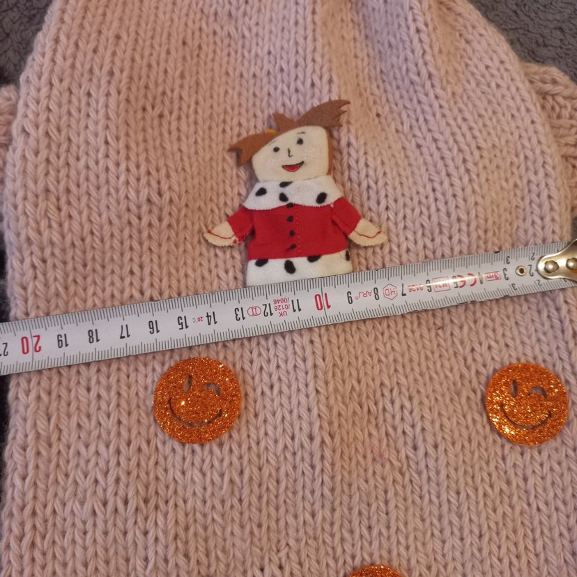 Nakışlı Bej Örgü Köpek Kıyafeti..TANE FIYATI - Görsel 4