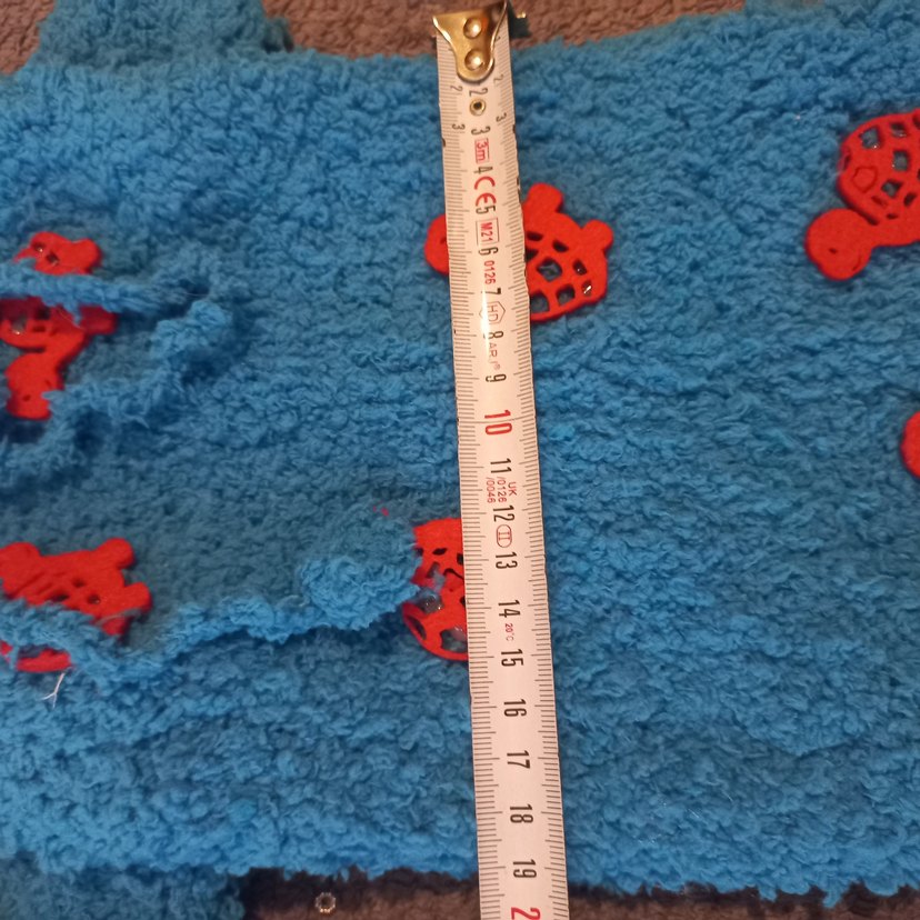 Nakışlı Örgü Mavi Köpek KıyafetiTANE FIYATI - Görsel 3