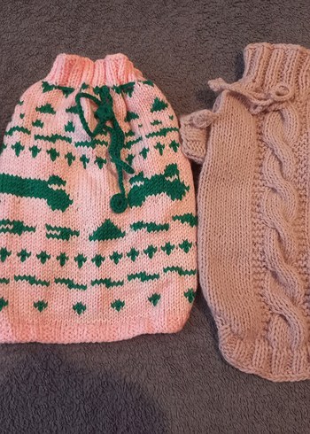 Renkli Örgü Köpek Kıyafetleri..TANE FIYATI - Görsel 3