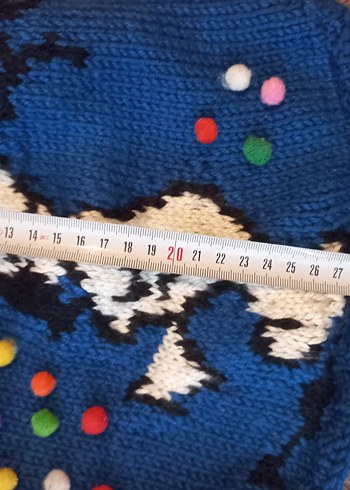 Renkli Nakışlı Örgü Köpek Kıyafeti...TANE FIYATI - Görsel 3