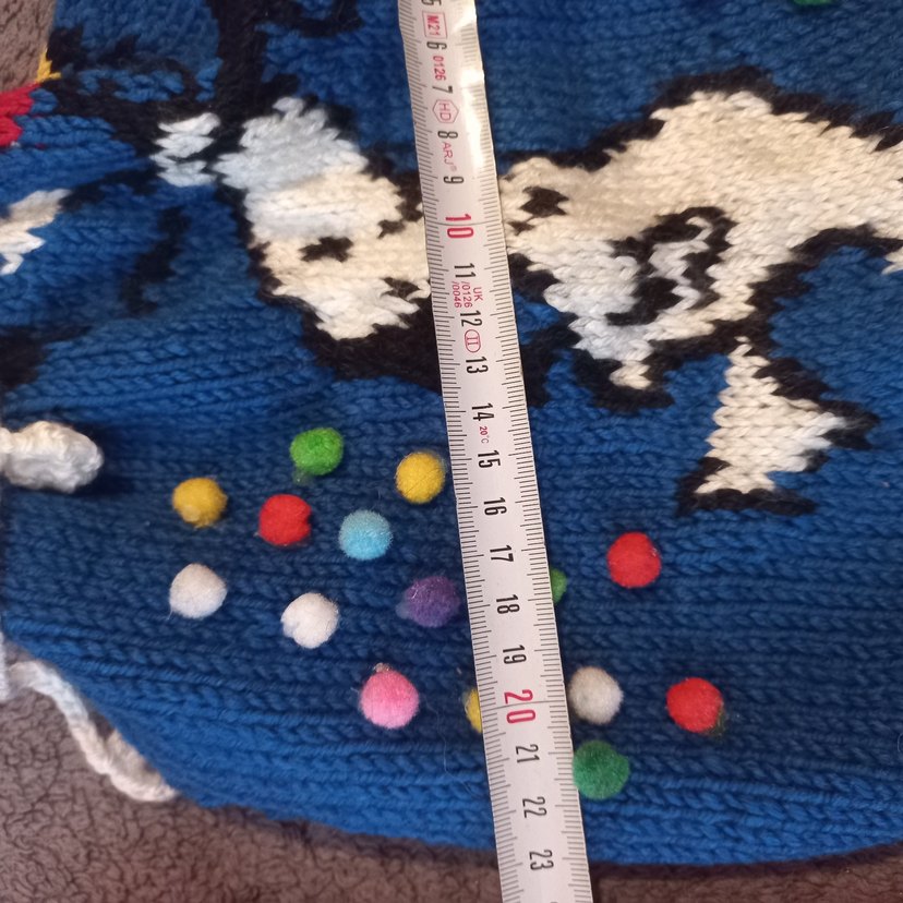 Renkli Nakışlı Örgü Köpek Kıyafeti...TANE FIYATI - Görsel 5