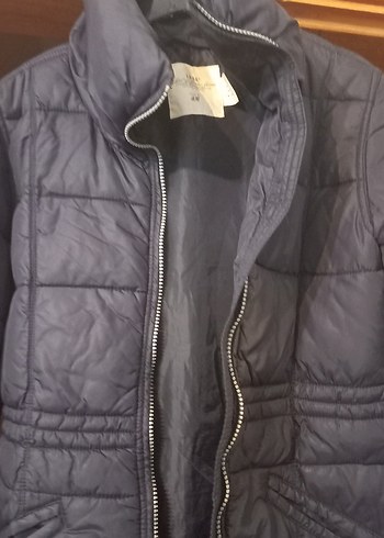 Gri Midi Fermuarlı Kadın Mont - Görsel 2