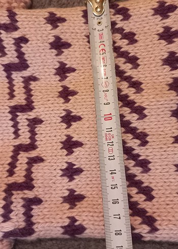 Örgü Bohem Tarzı Mavi Köpek Kazağı..TANE FIYATI - Görsel 4