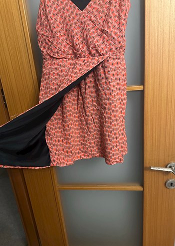 Kırmızı Drapeli Mini Tulum - Görsel 6