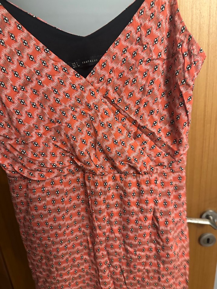 Kırmızı Drapeli Mini Tulum - Görsel 3