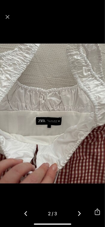 Zara Zara pötikareli üst