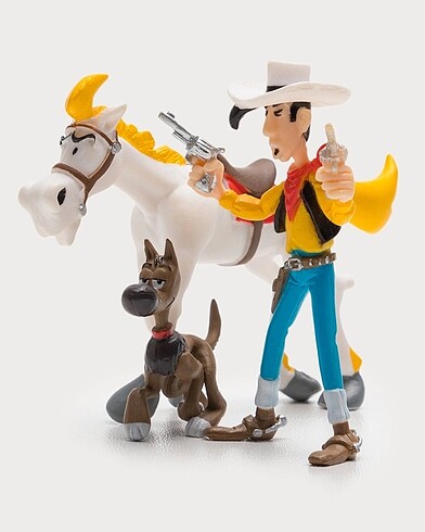  Beden Lucky Luke (Red Kit) Tubo 7 figürlü set