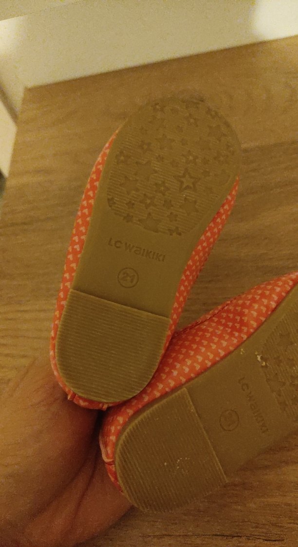 Oranj Baskılı Kız Babet Ayakkabı - Görsel 3