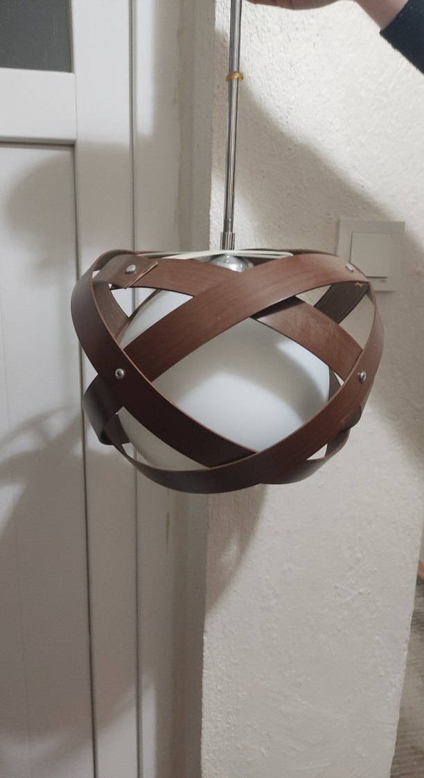 Ahşap Detaylı Modern Sarkıt Lamba - Görsel 2