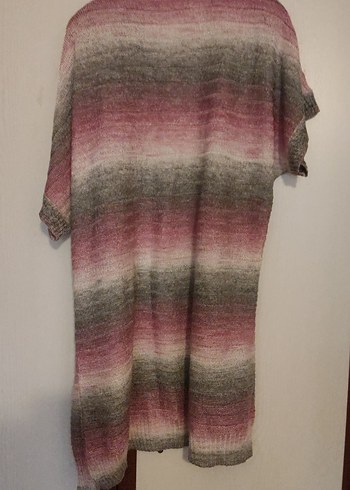 Kadın Bohem Kısa Kollu Örgü Hırka - Görsel 2