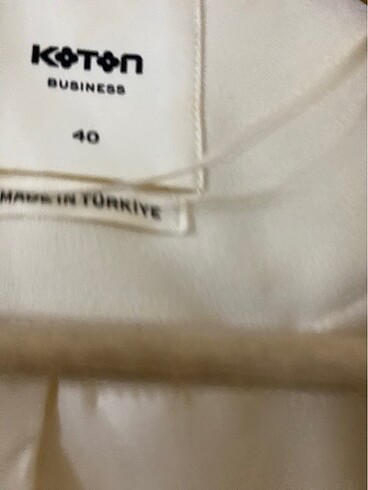 m Beden beyaz Renk Koton Marka Blazer Ceket