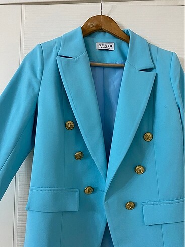 s Beden Bebe mavisi blazer ceket