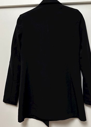 Siyah Süet Kadın Blazer Ceket - Görsel 6