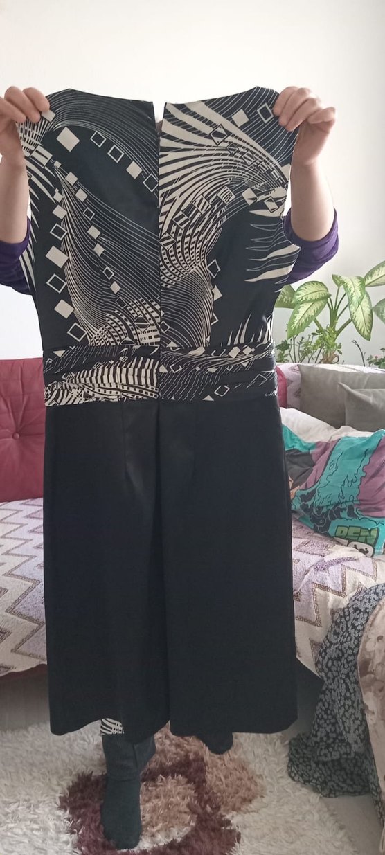 Uzun Desenli  Abiye Elbise - Görsel 3