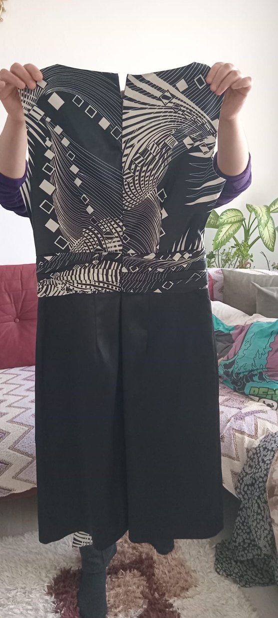 Uzun Desenli  Abiye Elbise - Görsel 2