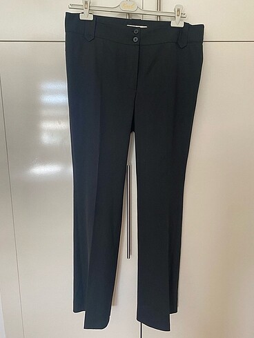 Siyah kumaş kadın pantalon