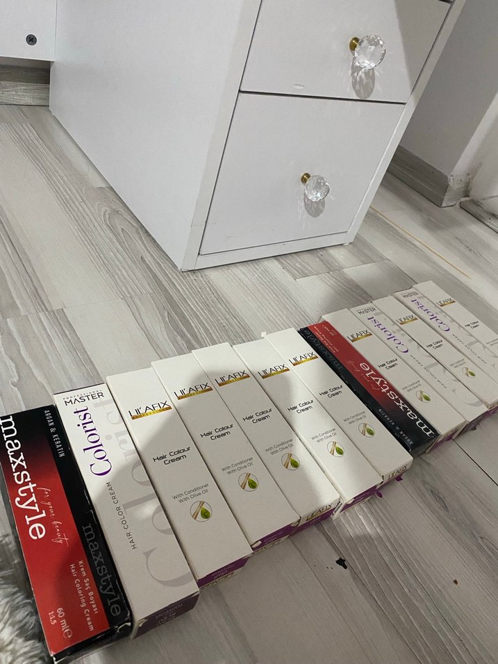 Mavi Saç boyası  13 Adet - Görsel 5