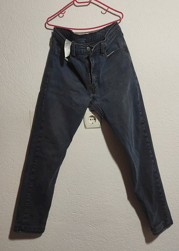 Levi's Erkek Koyu Lacivert Skinny Fit Denim Jean - Görsel 2