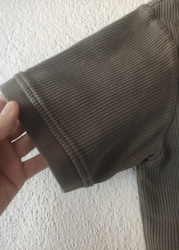 ZARA Haki Erkek Polo Yaka Tişört - Görsel 6