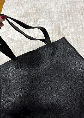 Siyah kol çantası - Görsel 2
