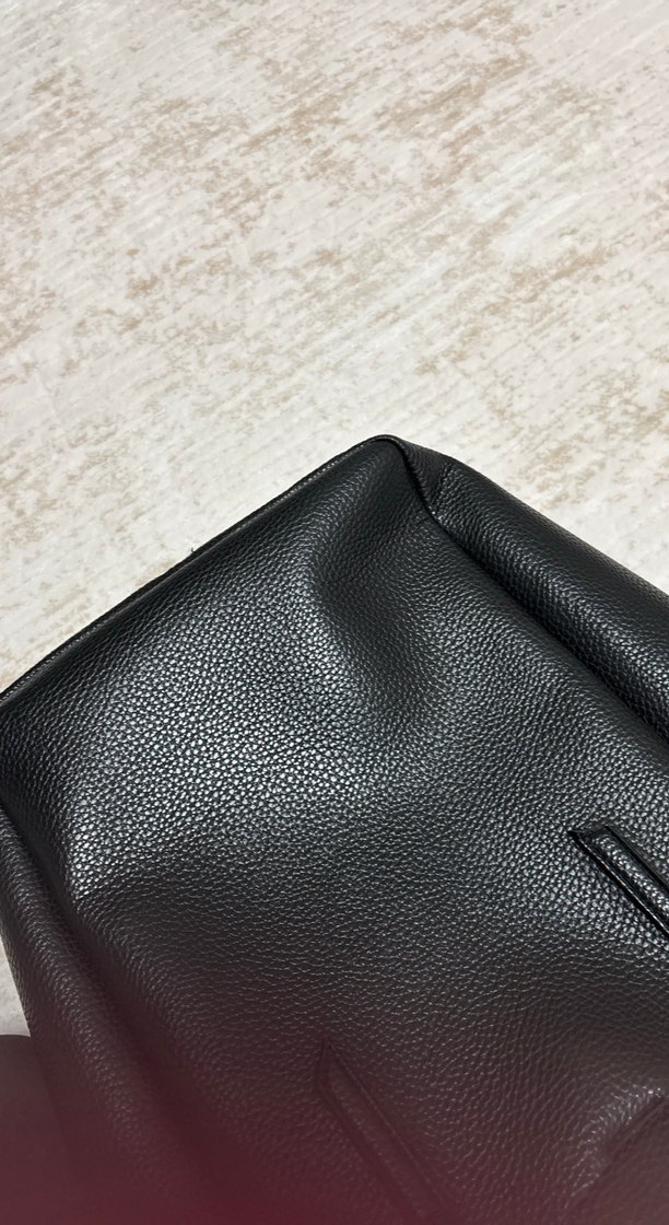 Siyah Deri Kadın Omuz Çantası - Görsel 3